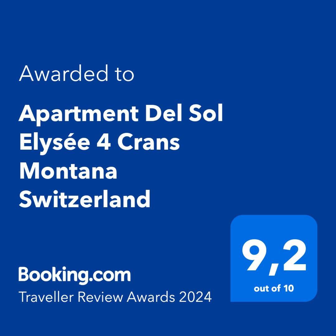 Apartment Del Sol Elysee 4 Crans Montana Switzerland Kültér fotó